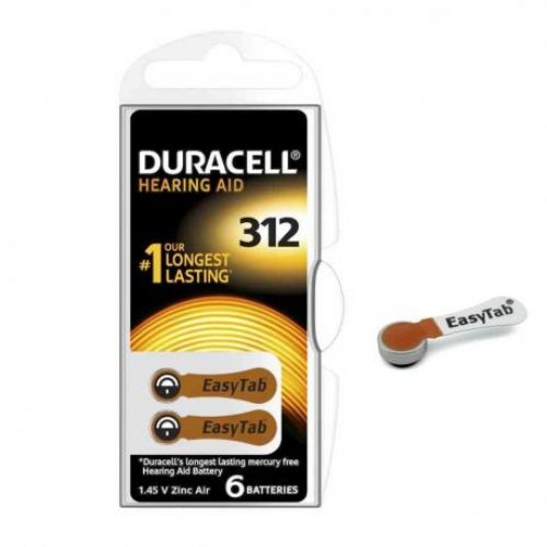 DURACELL Hearing Aid Activair DA 312 BL6